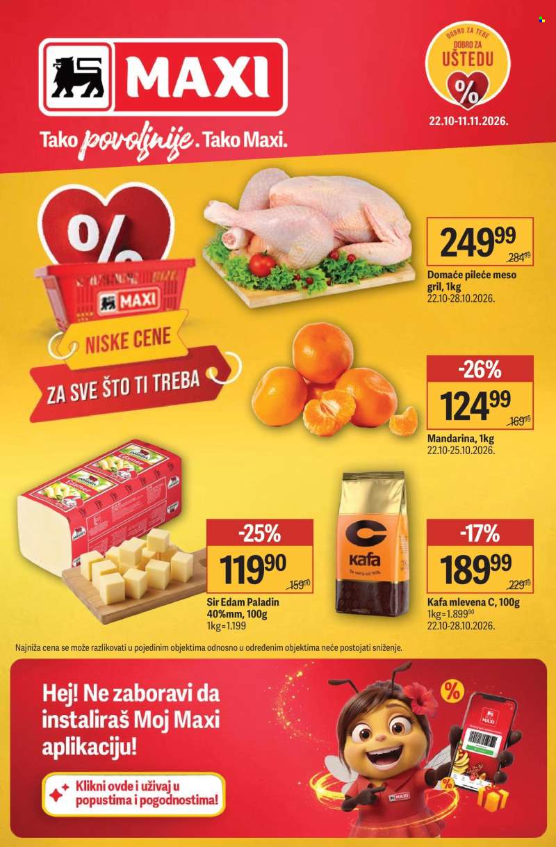 Maxi katalog - 22.10.2026 - 11.11.2026.