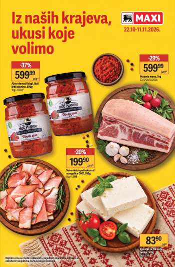 Maxi katalog - 22.10.2026 - 11.11.2026.