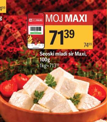 Seoski mladi sir Maxi , 100g