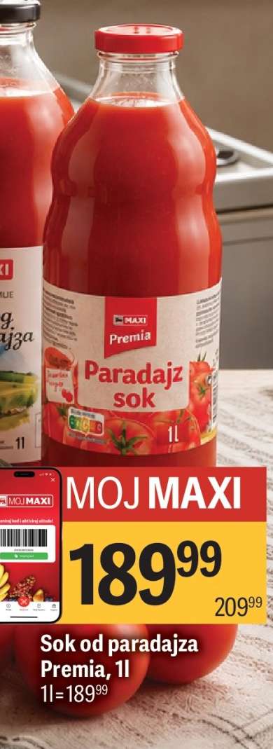 Sok od paradajza Premia, 1l