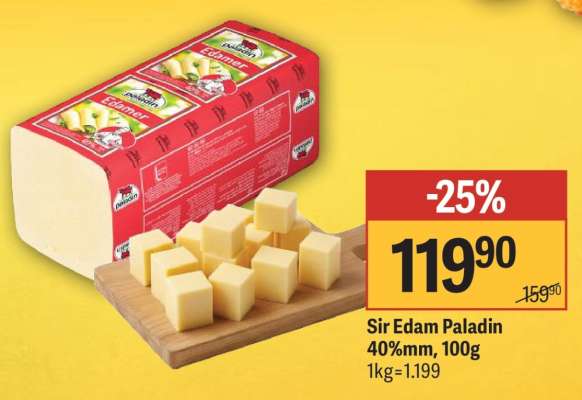 Sir Edam Paladin 40%mm, 100g