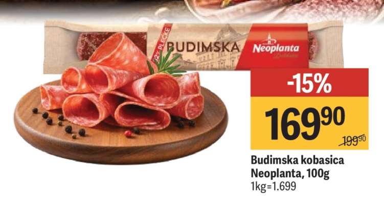 Budimska kobasica Neoplanta 100g