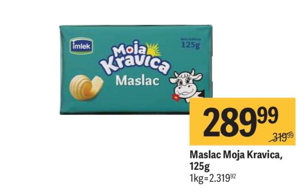 Maslac Moja Kravica 125g