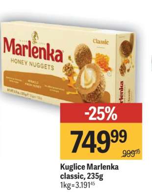 Kuglice Marlenka classic, 235g