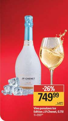 Vino penušavo Ice Edition J.P.Chenet, 0.75l