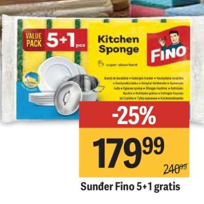 Sunder Fino 5+1 gratis
