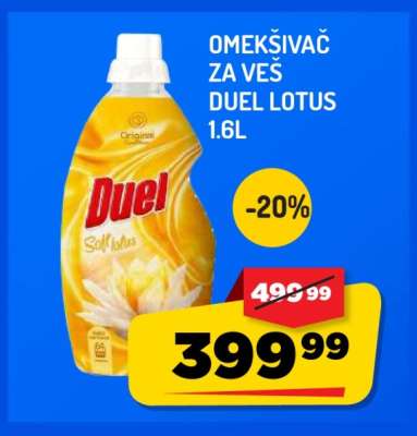 Omekšivač za veš Duel lotus 1,6l