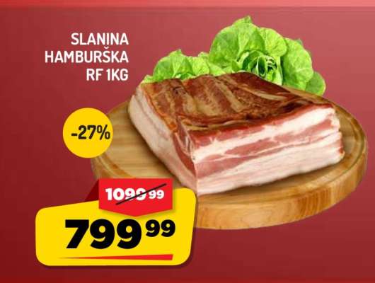 Slanina Hamburska RF 1kg