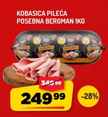 Kobasica Pileća Posebna Bergman 1kg