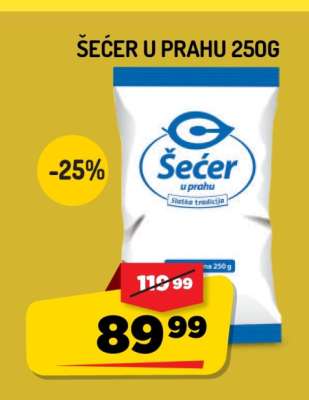 ŠEĆER U PRAHU 250g