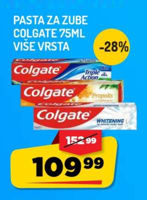 Pasta za zube colgate 75ml