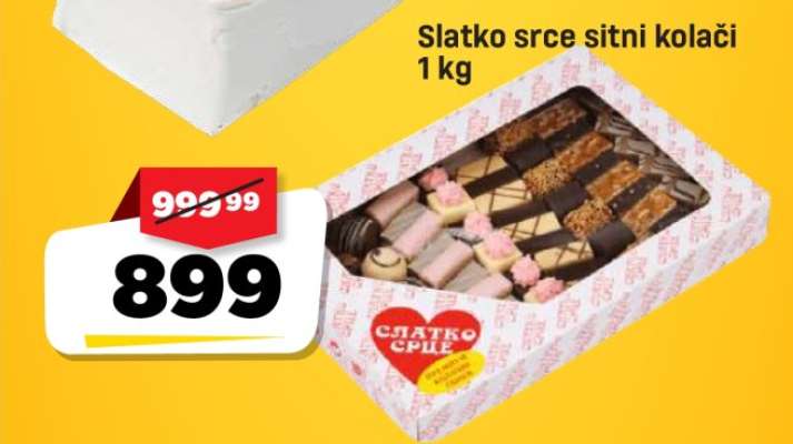 Slatko srce sitni kolači 1 kg