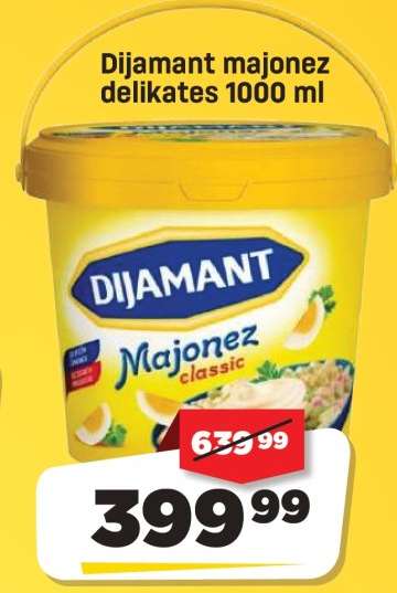 Dijamant majonéz delikates 1000 ml