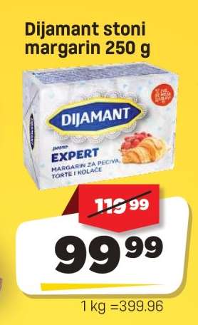 Dijamant stoni margarin 250 g