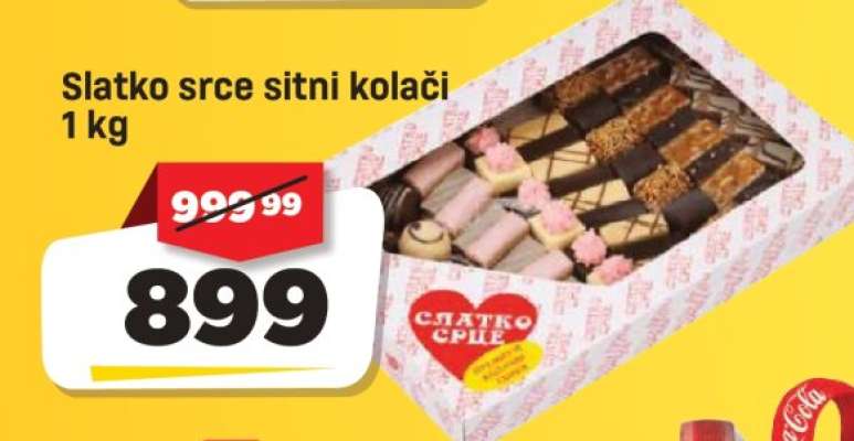 Slatko srce sitni kolači 1 kg