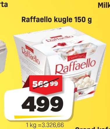 Raffaello kugle 150 g