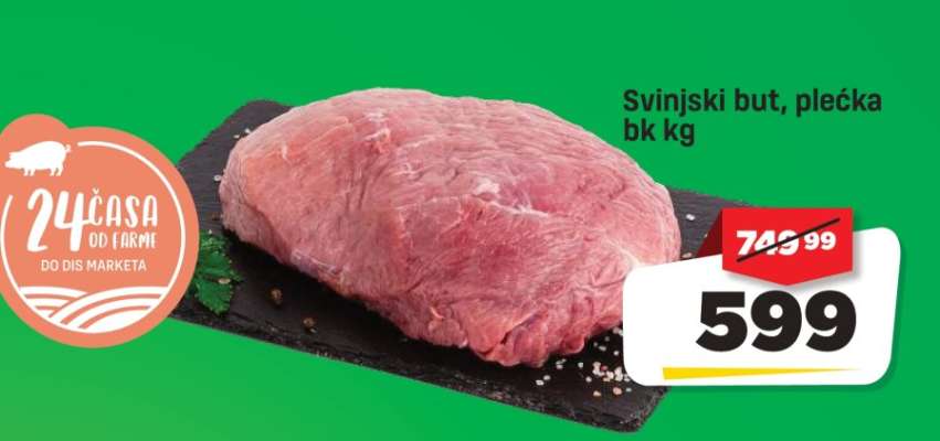 Svinjski but, plećka bk kg