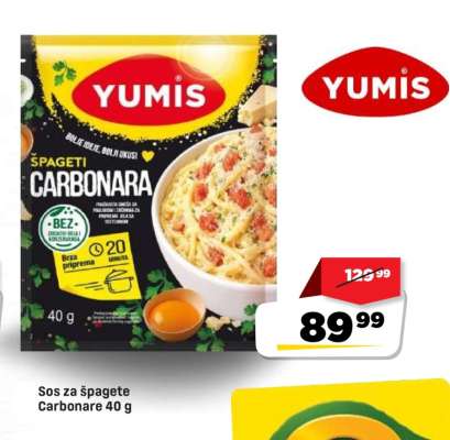Sos za špagete Carbonara 40 g