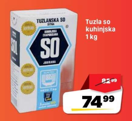 Tuzla so kuhinjska 1 kg