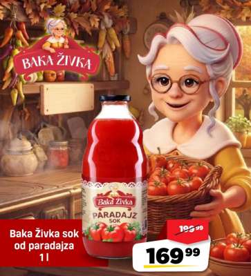 Baka Živka sok od paradajza 1l