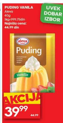 PUDING VANILA