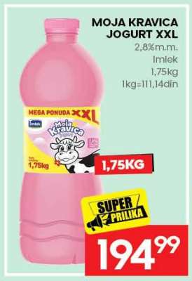 Moja Kravica jogurt XXL