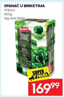 SPANAĆ U BRIKETIMA