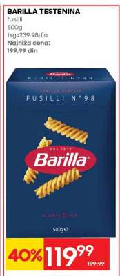 Barilla Testenina