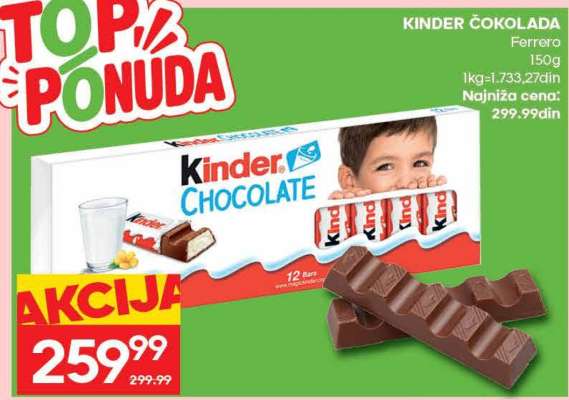 Kinder Čokolada