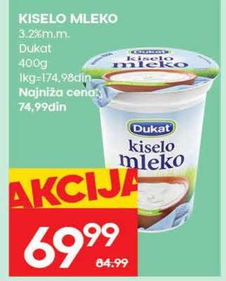 KISELO MLEKO