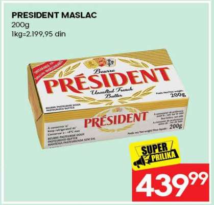 President maslac