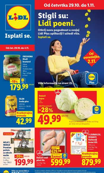 Lidl katalog - 29.10.2026 - 04.11.2026.