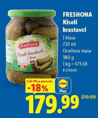 Freshona Kiseli krastavci