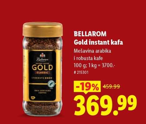 BELLAROM Gold instant kafa