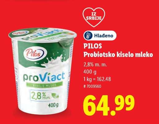 Pilos Probiotsko kiselo mleko