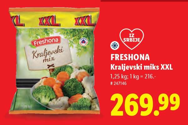Freshona Kraljevski miks XXL