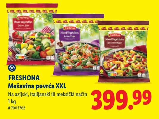 FRESHONA Mešavina povrća XXL