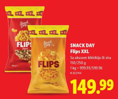 Snack Day Flips XXL