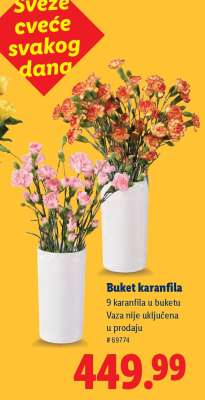 Buket karanfila