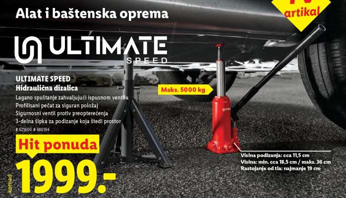 Ultimate Speed Hidraulična dizalica
