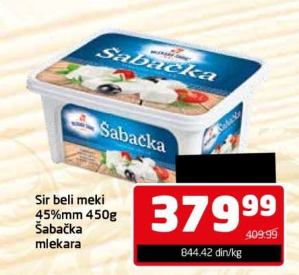 Sir beli meki 45%mm 450g