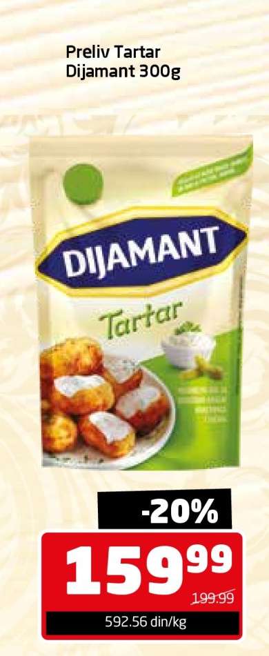 Preliv Tartar Dijamant 300g