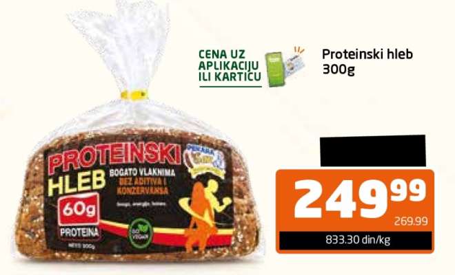 Proteinski hleb 300g