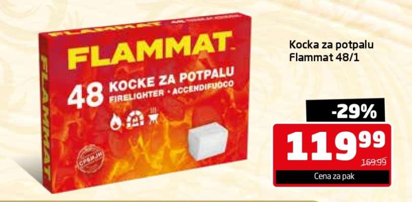 Kocka za potpalu Flammat 48/1