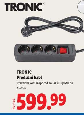 TRONIC Produžni kabl