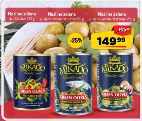 Masline zelene
