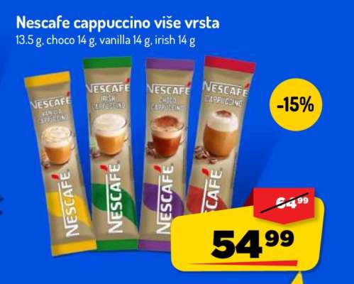 Nescafe Cappuccino - Više vrsta
