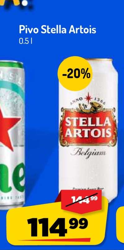 Pivo Stella Artois