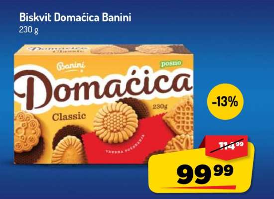 Biskvit Domaćica Banini