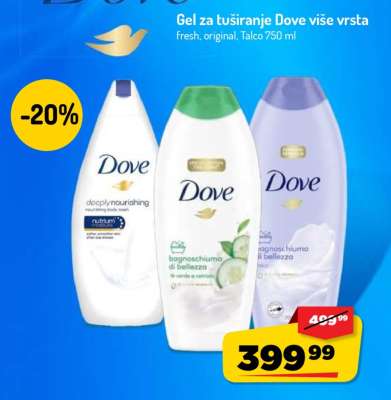 Gel za tuširanje Dove